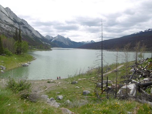 Medicine Lake nabij Jasper